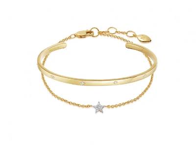 Shop Missoma Gold Star Studded Bracelet Set