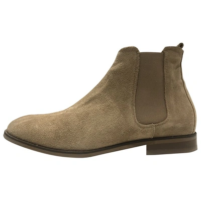 Pre-owned Royal Republiq Beige Suede Boots