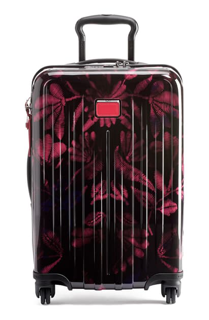 tumi floral carry on