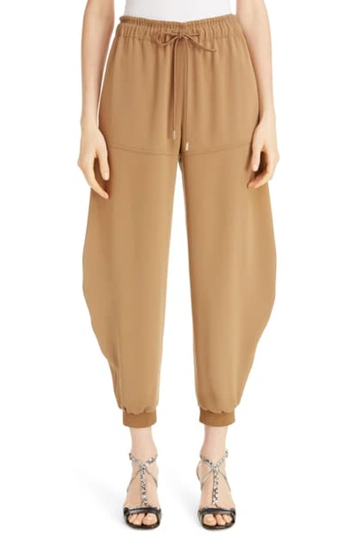 Shop Chloé Joggers In Olive