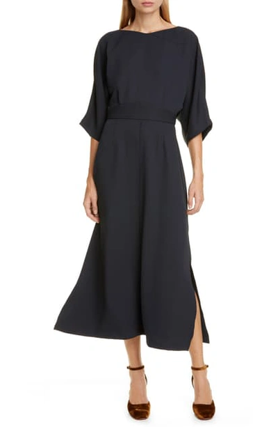 Shop Rachel Comey Lyss Midi Dress In Black