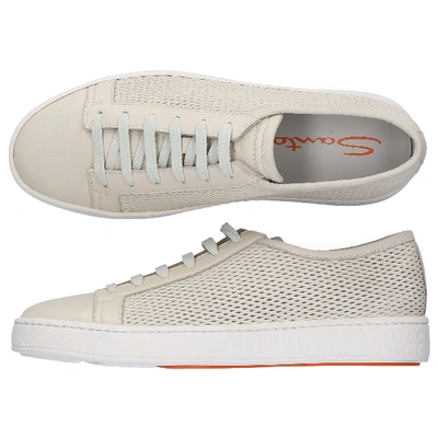 Shop Santoni Sneakers White 21079