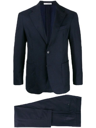 Shop 0909 Single-breasted Two-piece Suit In Blue