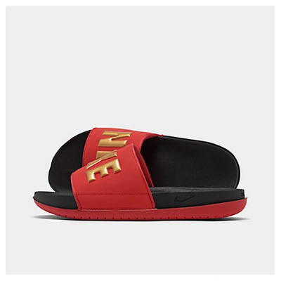 Shop Nike Women's Offcourt Slide Sandals In Red
