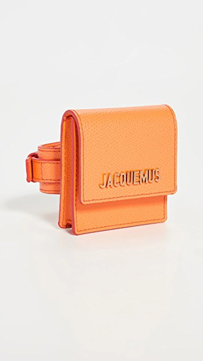 Shop Jacquemus Le Sac Bracelet In Orange