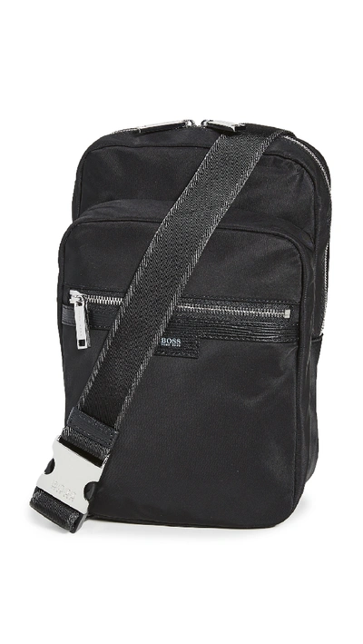 Shop Hugo Boss Meridian Mono Strap Bag In Black