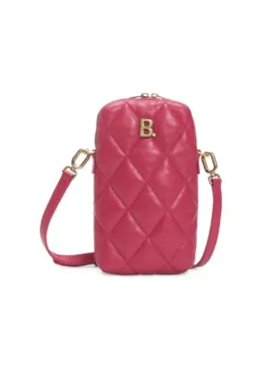 Shop Balenciaga Women's Touch Quilted Leather Crossbody Bag In Poppy