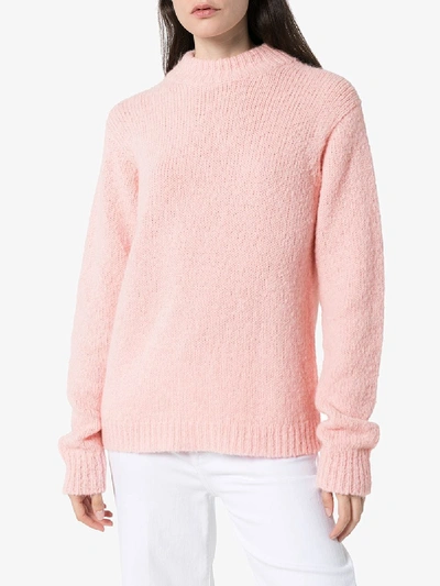 Shop Tibi Cozette Knit Sweater In Pink