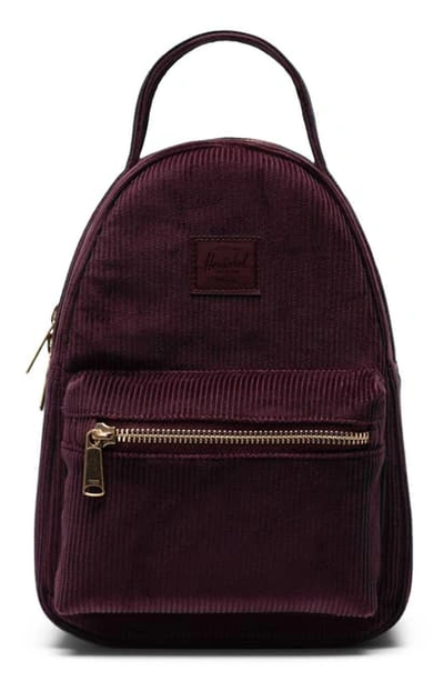 Shop Herschel Supply Co Mini Nova Backpack In Plum