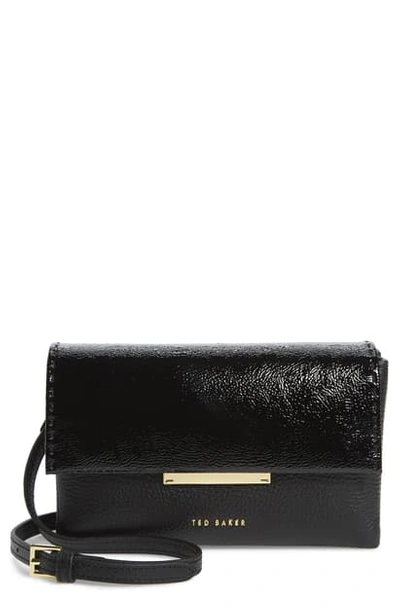 Shop Ted Baker Daphne Leather Crossbody Bag In Xjet