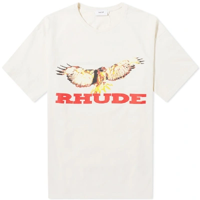 Shop Rhude Eagle Tee In White