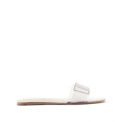 Shop Schutz Catheleia Flat Sandal In White