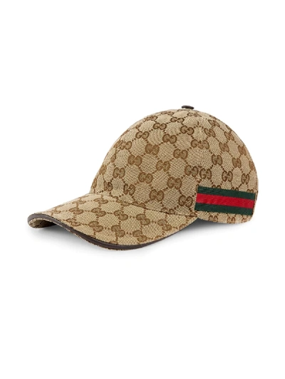 Shop Gucci Original Gg Canvas Baseball Cap In Neutrals