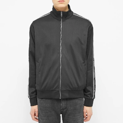 Shop Givenchy Taped Track Top In Black