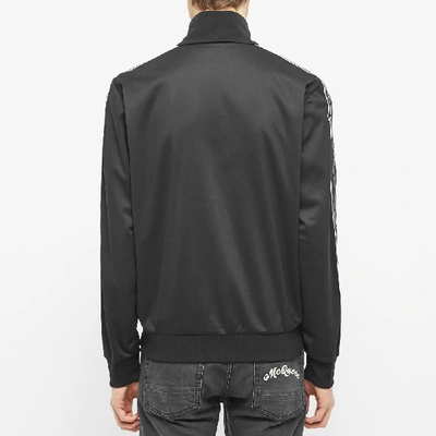Shop Givenchy Taped Track Top In Black