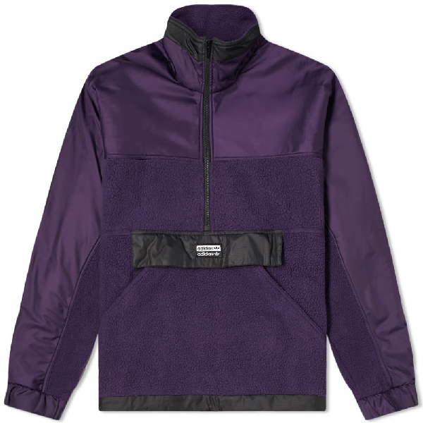 adidas track top purple