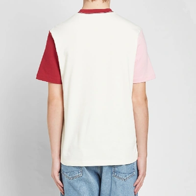 Shop Aimé Leon Dore Jersey Colourblock Tee In Pink