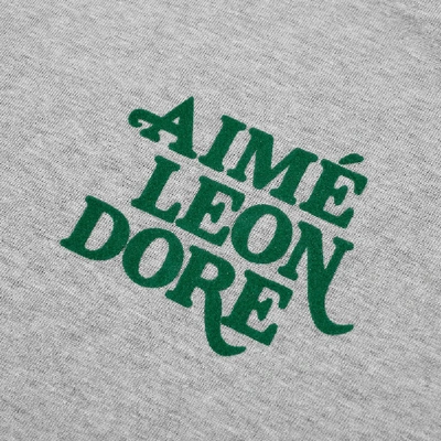 Shop Aimé Leon Dore 70s Logo Graphic Tee In Grey