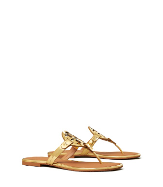 tory burch metallic sandals