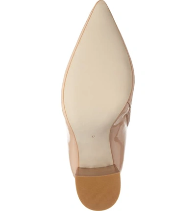 Shop Jeffrey Campbell Siren Pointed Toe Bootie In Nude Patent