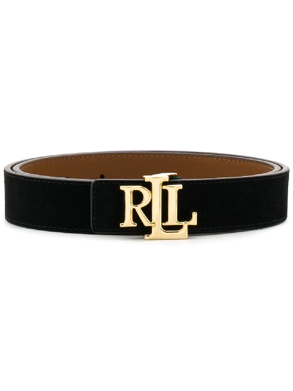 Ralph Lauren Logo Plaque Belt In 黑色 | ModeSens