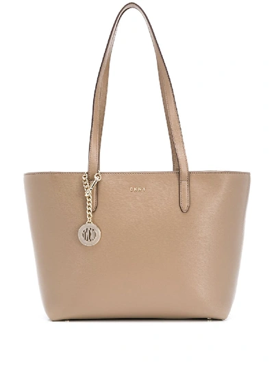 Shop Dkny Bryant Tote Bag In Neutrals