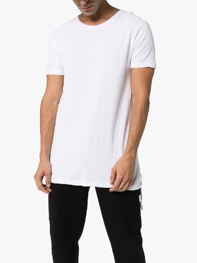 Shop Ksubi Seeing Lines Cotton T-shirt - Men's - Cotton In White