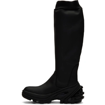 Shop Alyx 1017  9sm Black Fixed Sole Knee Boots In 001 Black