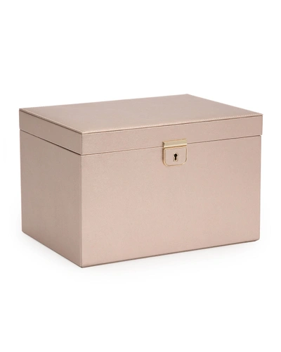 Shop Wolf Palermo Large Jewelry Box In Rose