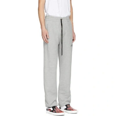 Shop Amiri Grey Dagger Lounge Pants In Hgy