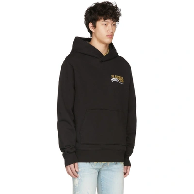 Shop Amiri Black 'players Club' Hoodie