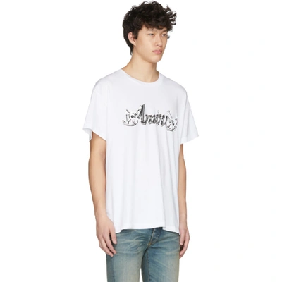 Shop Amiri White Motley Crue T-shirt In Wht