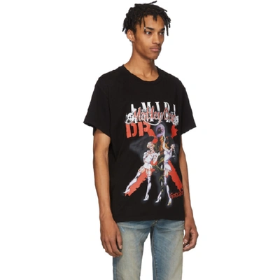 Shop Amiri Black 'mötley Crüe Dr Feelgood' T-shirt In Blk