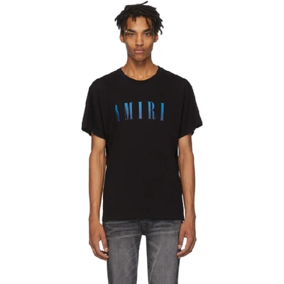 Shop Amiri Black Logo Core T-shirt In Bkb