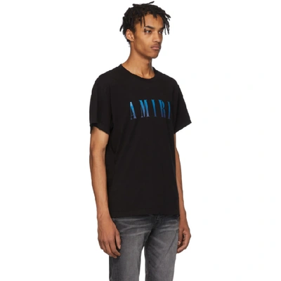 Shop Amiri Black Logo Core T-shirt In Bkb