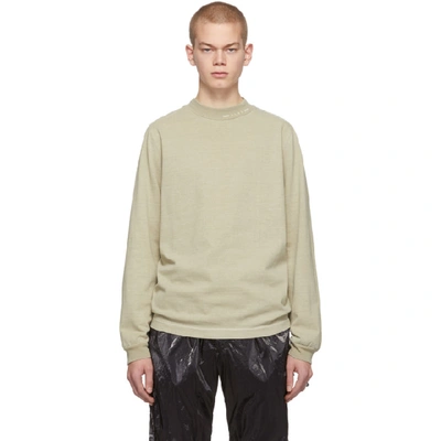 Shop Alyx Taupe Rollneck Long Sleeve T-shirt