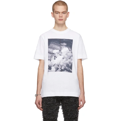 Shop Alyx 1017  9sm White Ex Nihilo Metal T-shirt In Wth0001