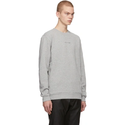 Shop Alyx Grey Visual Sweatshirt In Gry0001