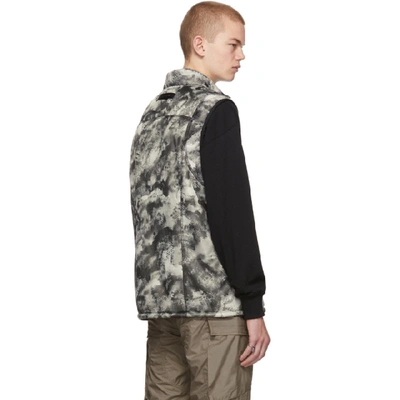 Shop Alyx 1017  9sm Green Camo Mesh Vest In Blk0001