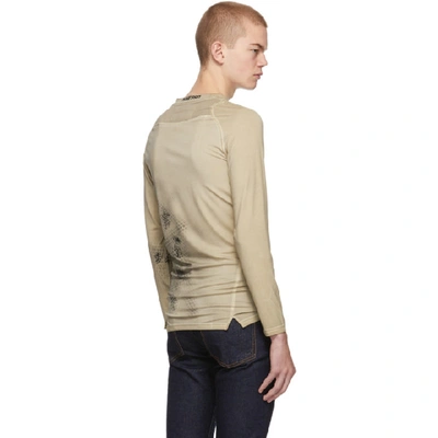 Shop Alyx 1017  9sm Beige Nike Edition Treated Long Sleeve T-shirt In Beg0003