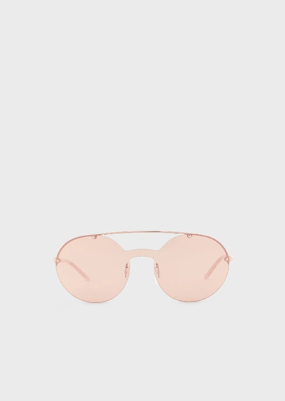 Shop Emporio Armani Sunglasses - Item 46673922 In Nude