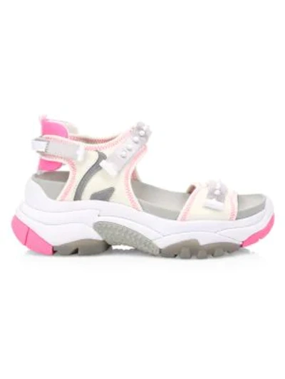 Shop Ash Adapt Chunky Sport Sandals In White