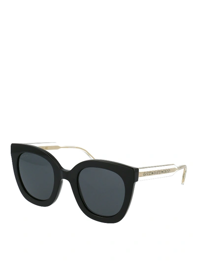 Shop Gucci Black Cat Eye Sunglasses
