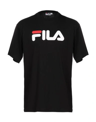 Shop Fila T-shirts In Black