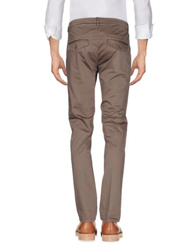 Shop Dondup Casual Pants In Khaki