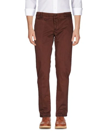 Shop Dondup Casual Pants In Brown