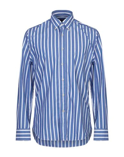 Shop Alessandro Gherardi Shirts In Blue