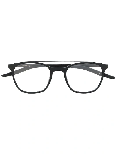 Shop Nike Square-frame Glasses In Black