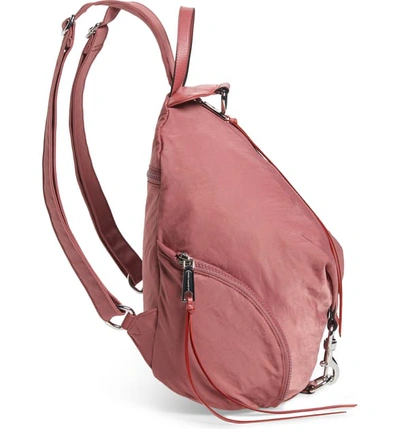 Shop Rebecca Minkoff Julian Nylon Backpack In Fig