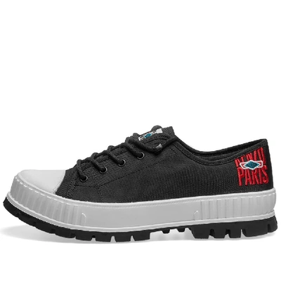 Shop Kenzo X Palladium Men Low Top Sneaker In Black